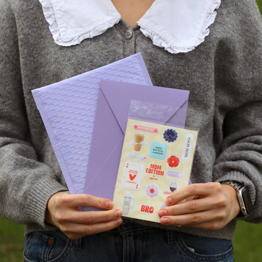 Mom Edition Epoxy Sticker Set – Funny & Empowering Gift for Moms