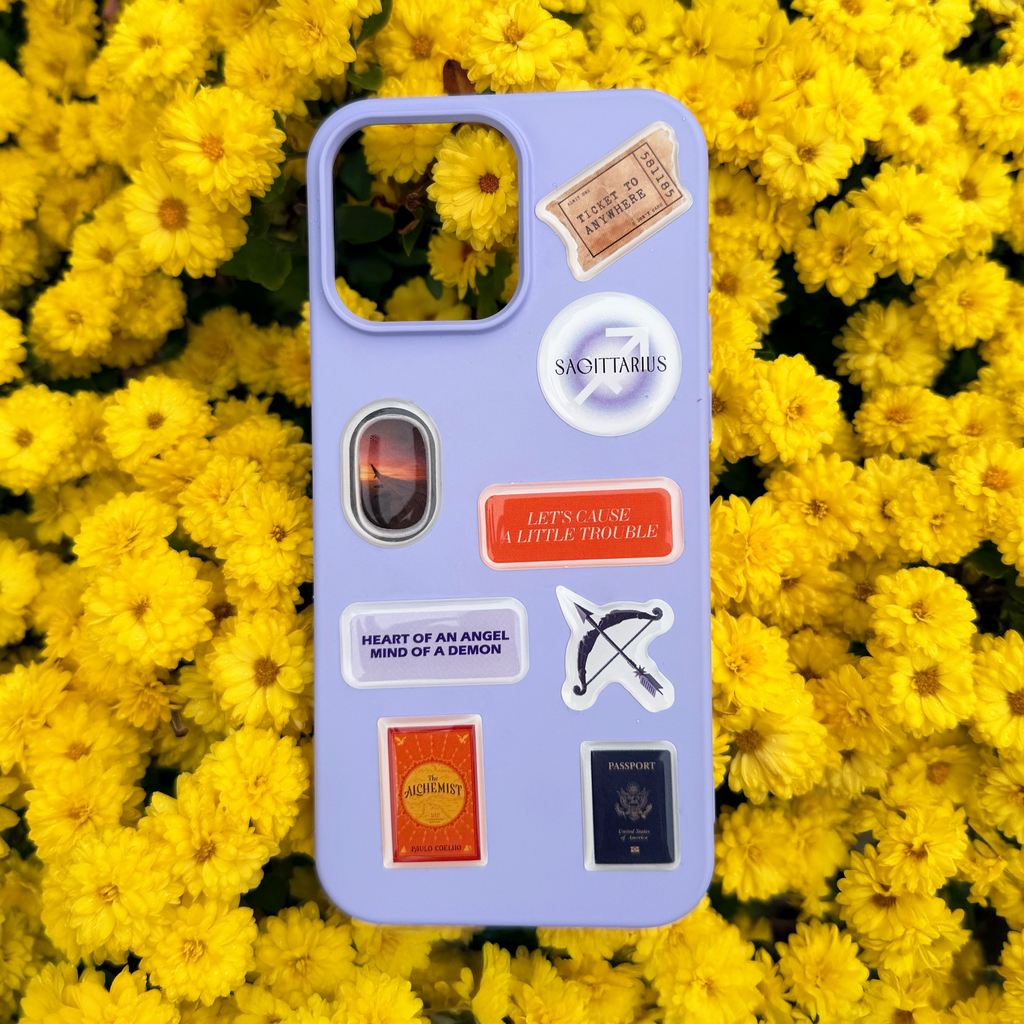 Sagittarius Zodiac Epoxy 3D Sticker Set