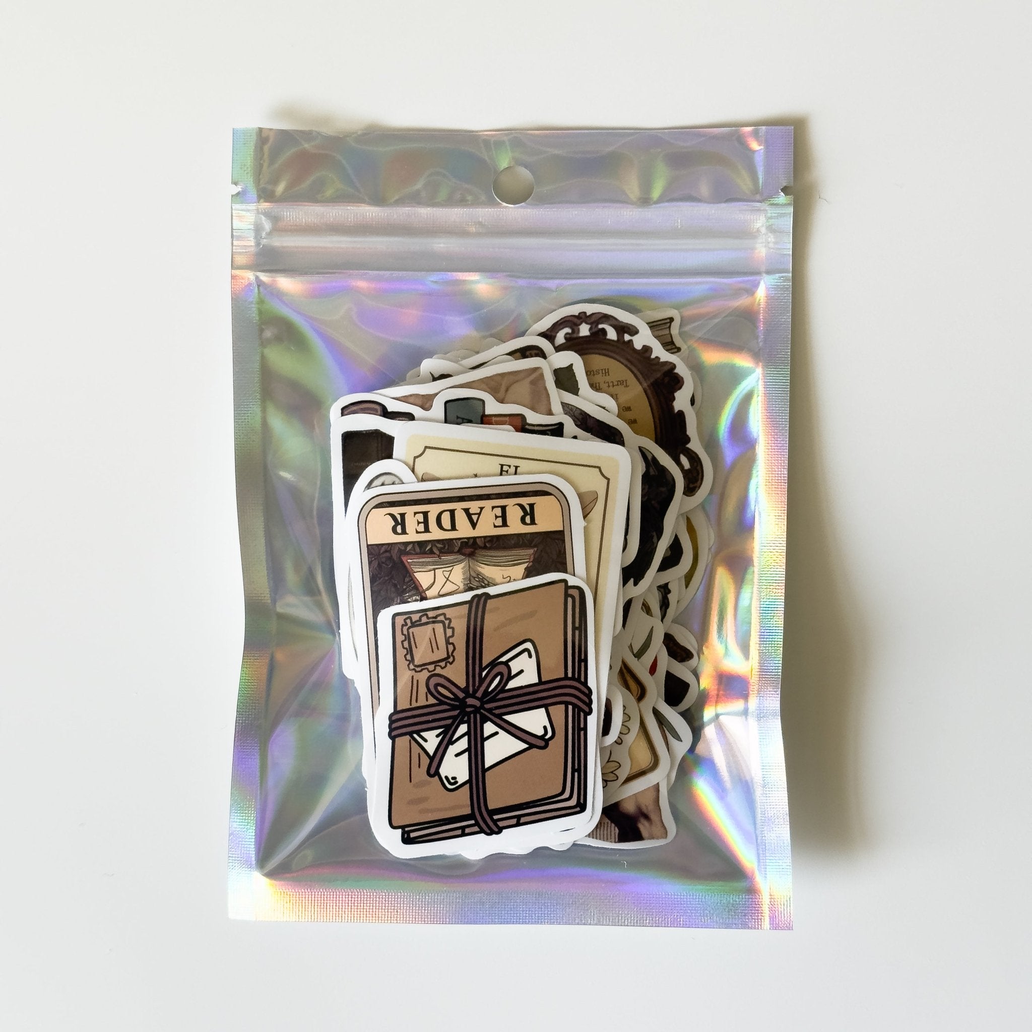 Dark Academia Sticker Pack – 50 ct | Books, Vintage & Moody Aesthetic - MissiaVibes