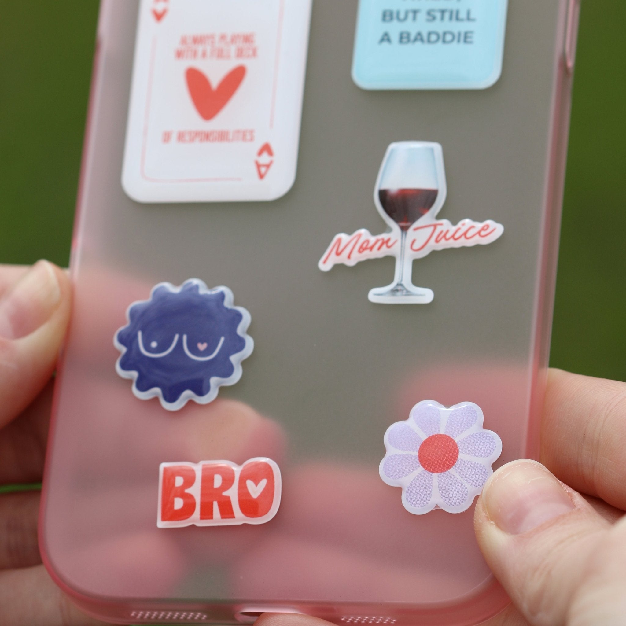 Mom Edition Epoxy Sticker Set – Funny & Empowering Gift for Moms - MissiaVibes